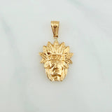 Pendant Indio 1.95 g / 1 1/2 in 18K Yellow Gold