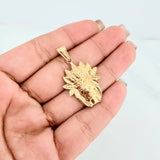 Pendant Indio 1.85 g / 1 1/2 in Yellow Gold 18K
