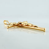 Pendant Cross Christ 3.15 g / 2 1/4 in 18K Yellow Gold