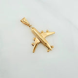 Pendant Airplane 1.65 g / 1 1/2 in Yellow Gold 18K