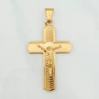 Pendant Cross Christ 6.4 g / 2 in Yellow Gold 18K