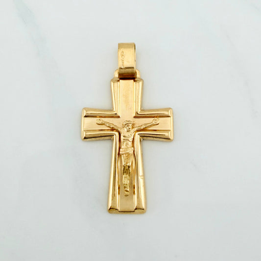 Dije Cruz Cristo 4.9 g / 2 in Oro Amarillo 18K