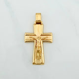 Pendant Cross Christ 4.9 g / 2 in Yellow Gold 18K