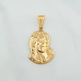 Pendant Face of Christ 2.05 g / 1 1/2 in Yellow Gold 18K