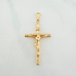 Pendant Cross Christ 1.7 g / 2 in Yellow Gold 18K