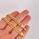 Cuban Links Bracelet 4.15g / 7 1/2 in / 6.3mm Yellow Gold 18K