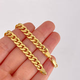Pulso Cubano 5g / 7 1/2 in / 6.9mm Oro Amarillo 18K