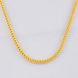 Cadena Franco 9.3g / 24 in / 2.2mm Oro Amarillo 18K
