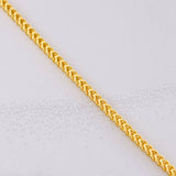 Cadena Franco 9.2g / 24 in / 2.2mm Oro Amarillo 18K