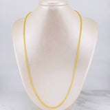 Cadena Franco 9.15g / 24 in / 2.2mm Oro Amarillo 18K