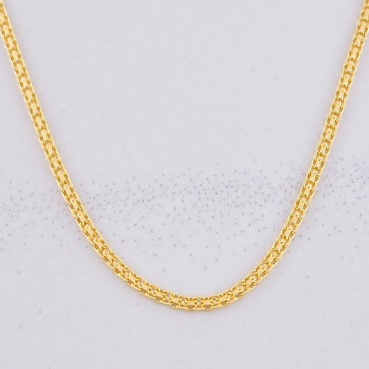 Bismark Chain 3.25g / 24 in / 1.4mm 18K Yellow Gold