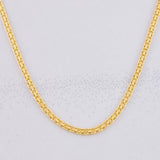 Cadena China 3.2g / 24 in / 1.4mm Oro Amarillo 18K