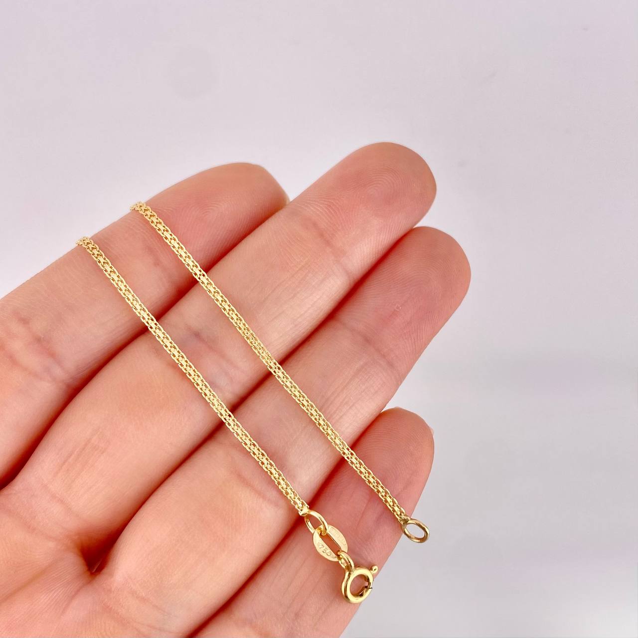 Bismark Chain 3.2g / 24 in / 1.4mm Yellow Gold 18K