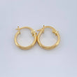 Candongas Ozy 0.9gr / 1/2 in / Oro Amarillo 18K %