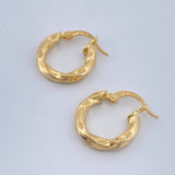 Candongas Isis 1.4gr / 1/2 in / Oro Amarillo 18K %