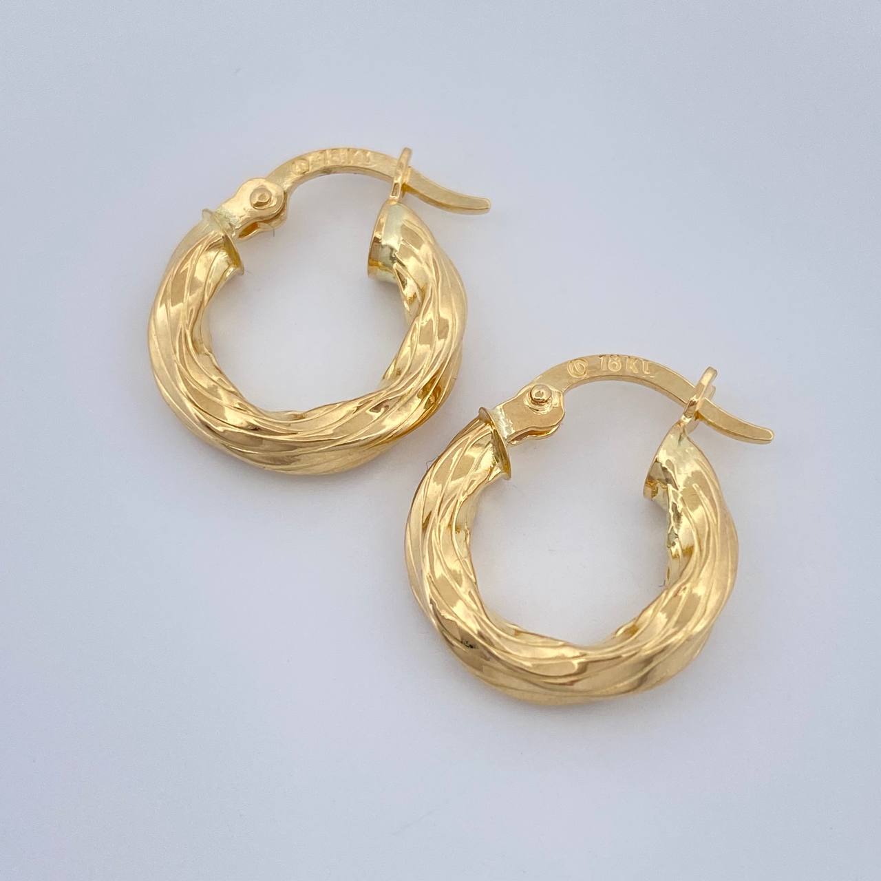 Hoop Earrings Isis 1.6gr / 3/4 in / mm Yellow Gold 18K %
