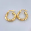 Hoop Earrings Isis 1.6gr / 3/4 in / mm Yellow Gold 18K %