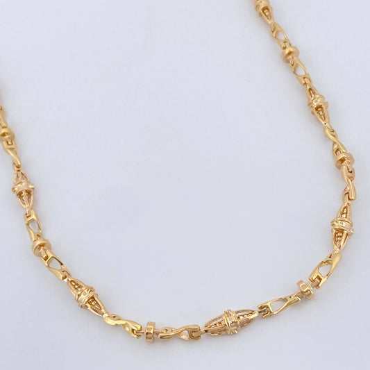 Cadena Dubai 31.05gr / 24 1/4 in / 4.65mm Oro Amarillo 18K %