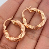 Candongas Kari 2.85gr / 3/4 in / Oro Rosa 18K %