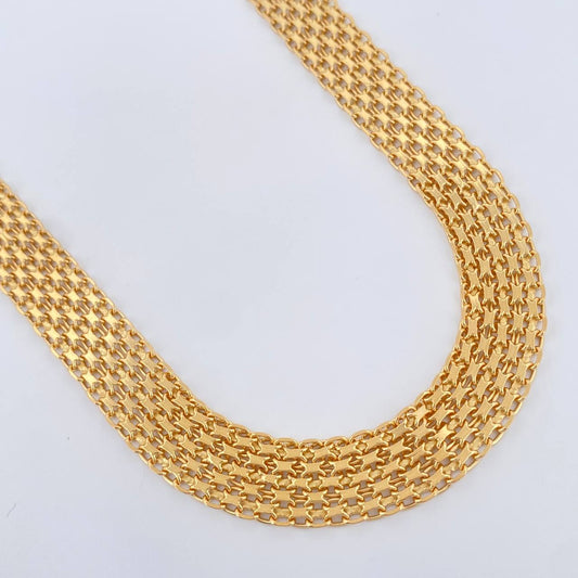 Cadena China 52.35gr / 24 in / 11.3mm Oro Amarillo +1 18K $