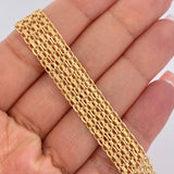 Cadena China 52.35gr / 24 in / 11.3mm Oro Amarillo +1 18K $
