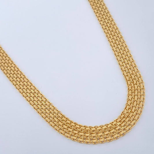 Cadena China 23.35gr / 24 in / 7.2mm Oro Amarillo +1 18K $