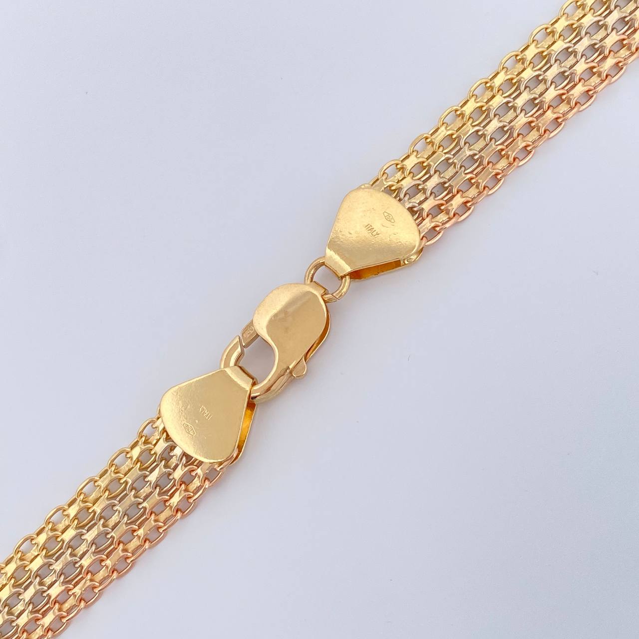 Cadena China 52.3gr / 24 in / 11.3mm Tres Oros +1 18K $