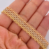 Cadena China 52.3gr / 24 in / 11.3mm Tres Oros +1 18K $