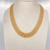 Cadena China 52.3gr / 24 in / 11.3mm Tres Oros +1 18K $