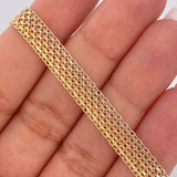 Cadena China 23.05gr / 24 in / 7.1mm Tres Oros +1 18K $