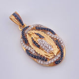 Dije Virgen De Guadalupe 4.05gr / 1 1/4 in / Tres Oros 18K %
