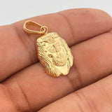Dije Rostro Cristo 1.3gr / 1 1/4 in / Oro Amarillo 18K %