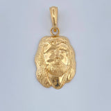 Dije Rostro Cristo 1.3gr / 1 1/4 in / Oro Amarillo 18K %