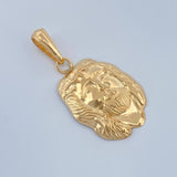 Dije Rostro Cristo 1.3gr / 1 1/4 in / Oro Amarillo 18K %