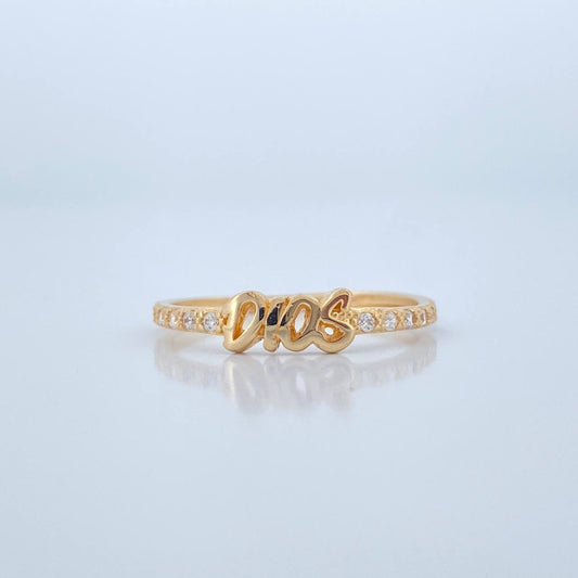 Ring God 1.35gr / T7 / Yellow Gold 18K %
