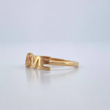 Love Ring 1.3gr / T6 / 18K Yellow Gold %