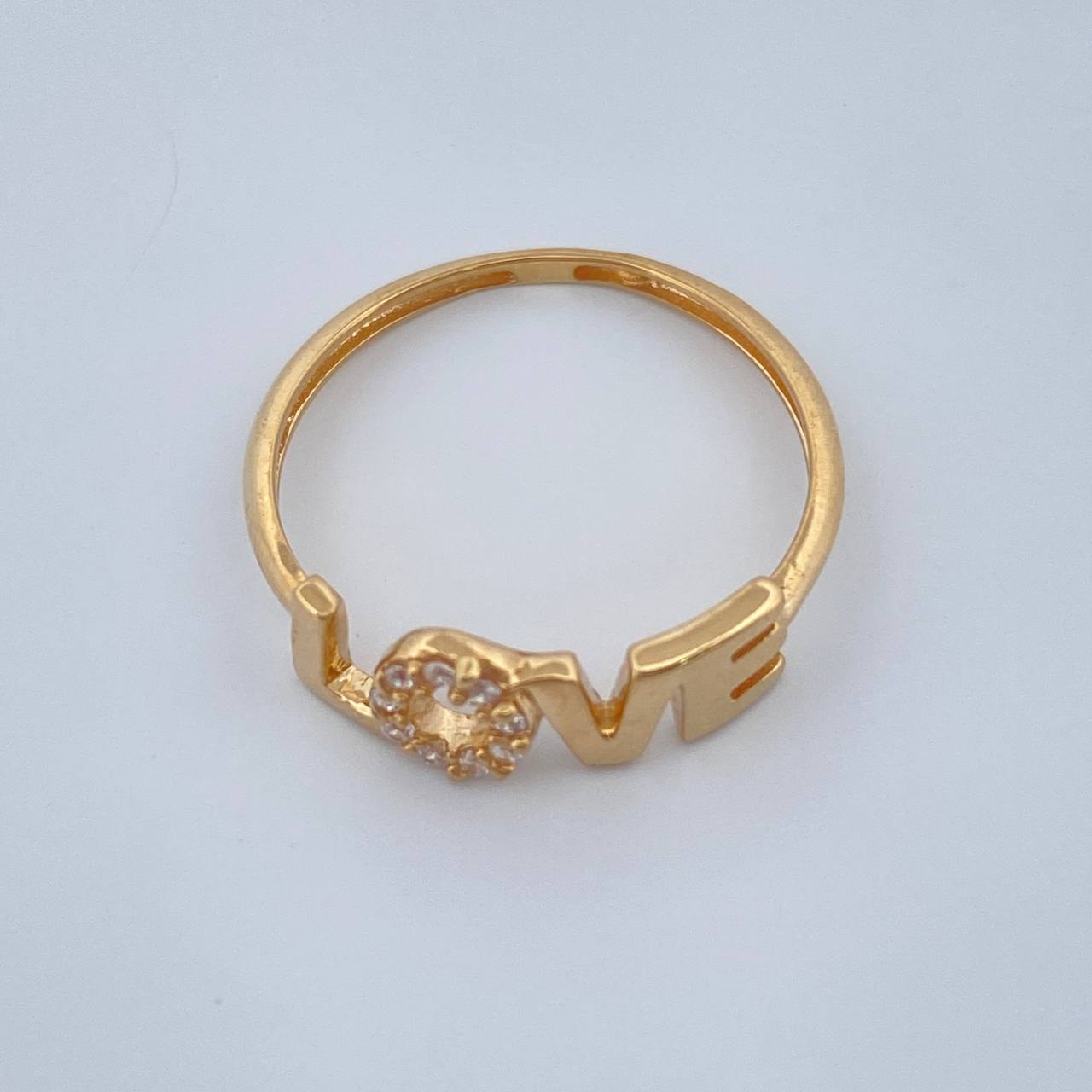 Love Ring 1.3gr / T5 1/4 / 18K Yellow Gold %