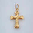 Dije Cruz Cristo 0.85gr / 1 in / Oro Amarillo 18K %