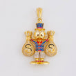 Pendant Duck Money Bags 15.2g / 1 3/4 in 18K Yellow Gold