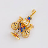 Pendant Duck Money Bags 15.2g / 1 3/4 in 18K Yellow Gold