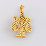 Pendant Duck Money Bags 15.2g / 1 3/4 in 18K Yellow Gold