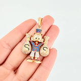 Pendant Duck Money Bags 15.2g / 1 3/4 in 18K Yellow Gold