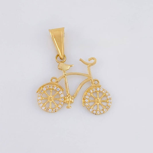 Dije Bicicleta 1.45g / 1 in Oro Amarillo 18K