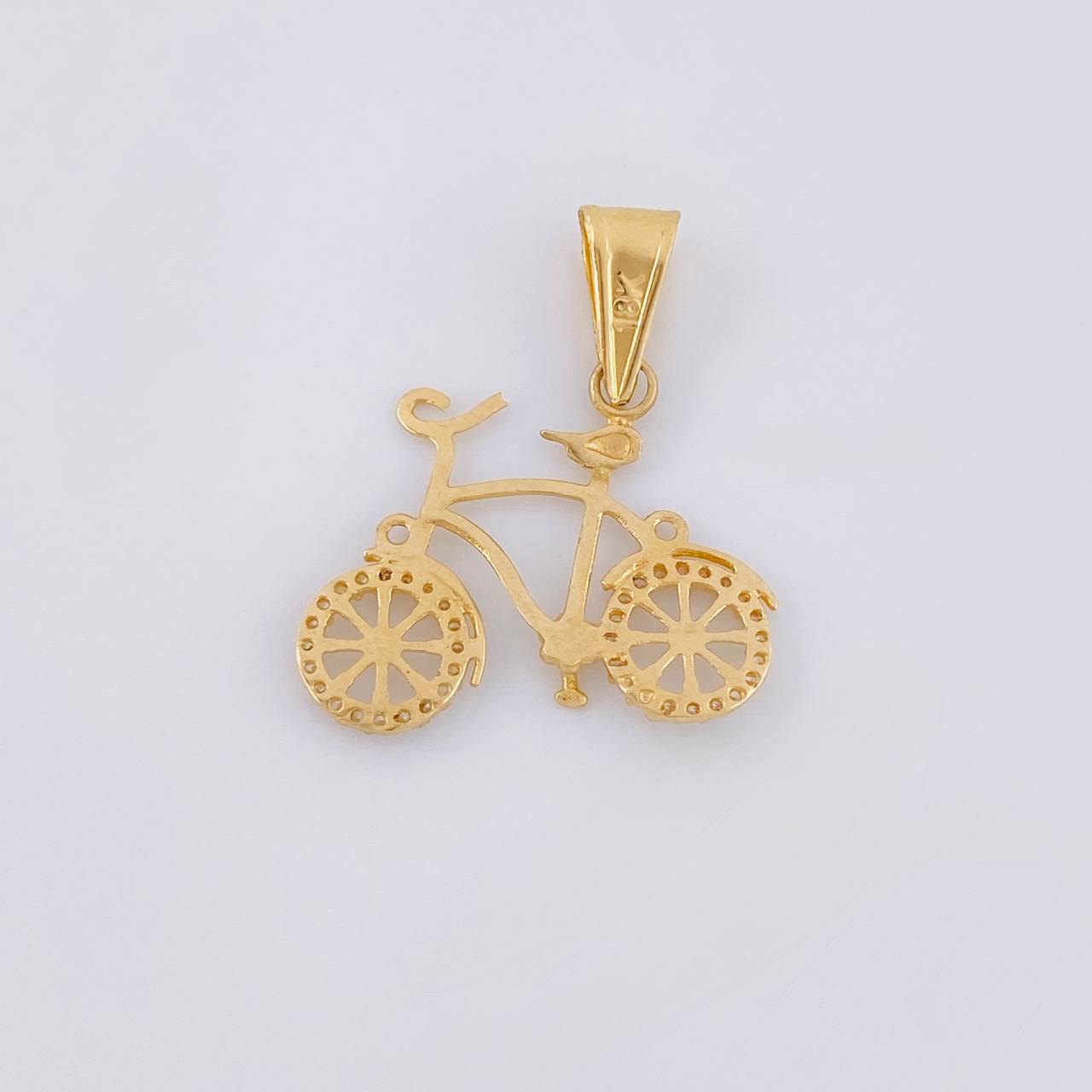 Pendant Bicycle 1.45g / 1 in 18K Yellow Gold