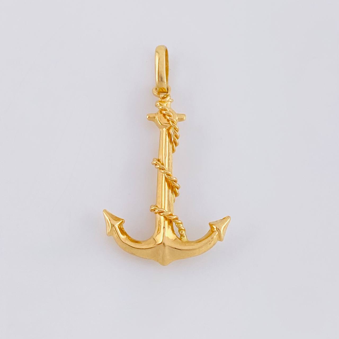 Pendant Anchor 1.8g / 1 1/4 in 18K Yellow Gold