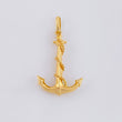 Pendant Anchor 1.8g / 1 1/4 in 18K Yellow Gold