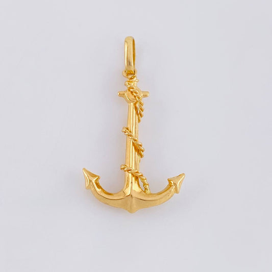 Dije Ancla 1.8g / 1 1/4 in Oro Amarillo 18K