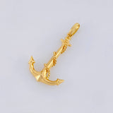 Pendant Anchor 1.8g / 1 1/4 in 18K Yellow Gold