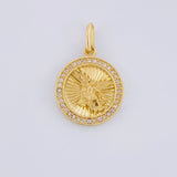 Dije Circulo San Miguel 2.25g / 1 in Oro Amarillo 18K