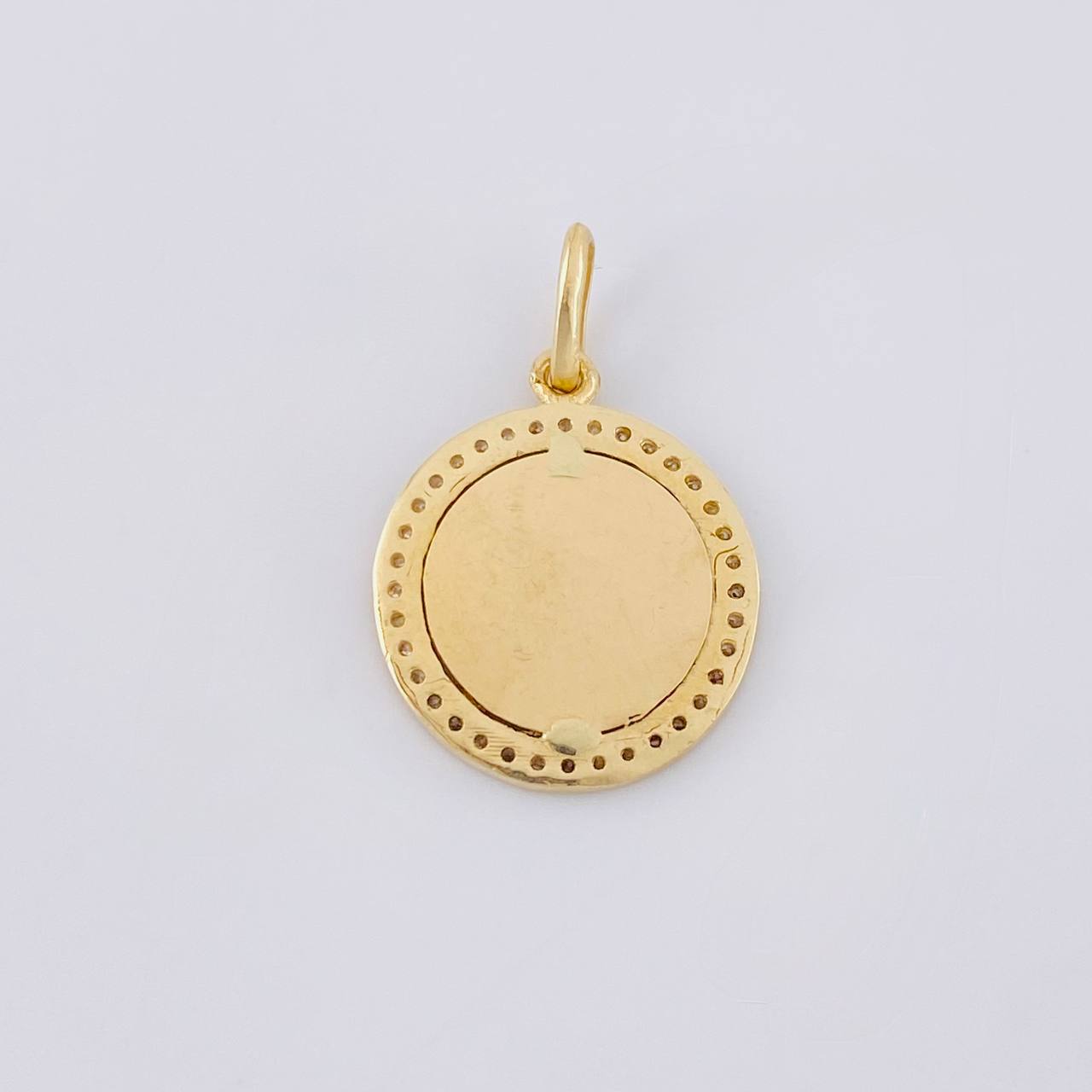 Dije Circulo San Miguel 2.25g / 1 in Oro Amarillo 18K